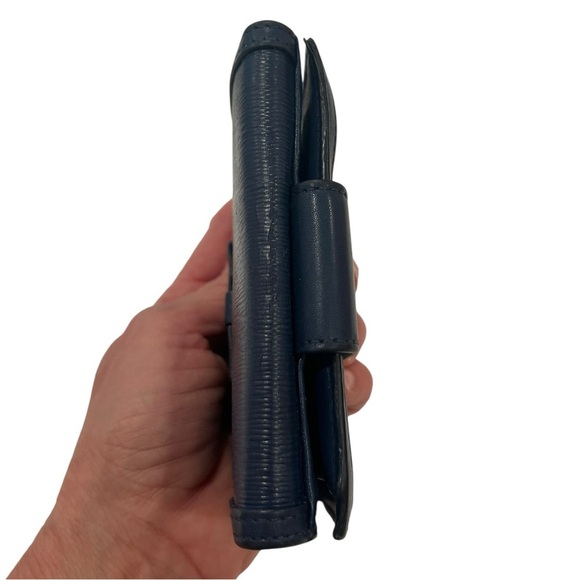 PRADA | Diagramme Leather Wallet | Navy Blue - Picture 11 of 11